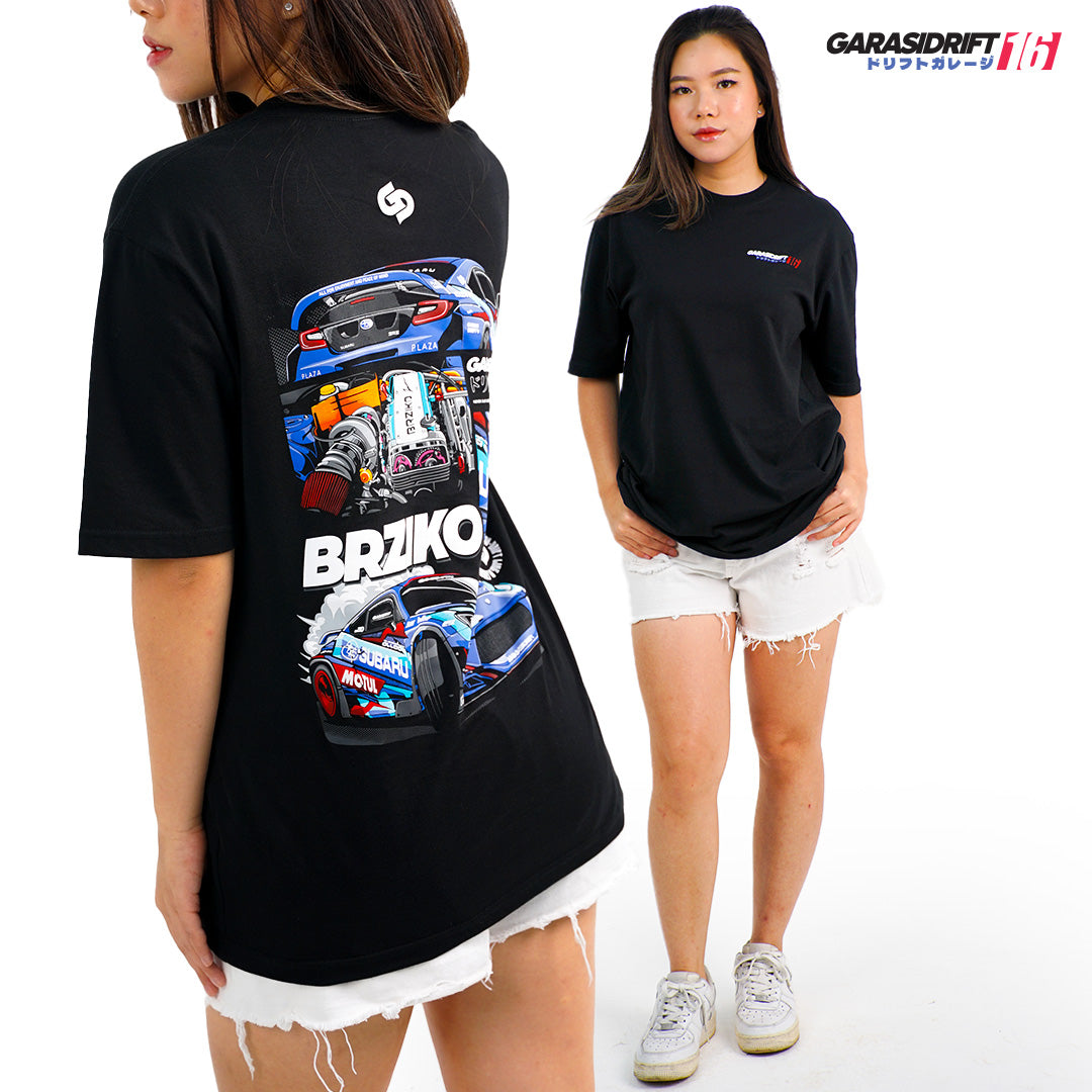 Garasi Drift T-Shirt The Ultimate BRZiko BRZ Black