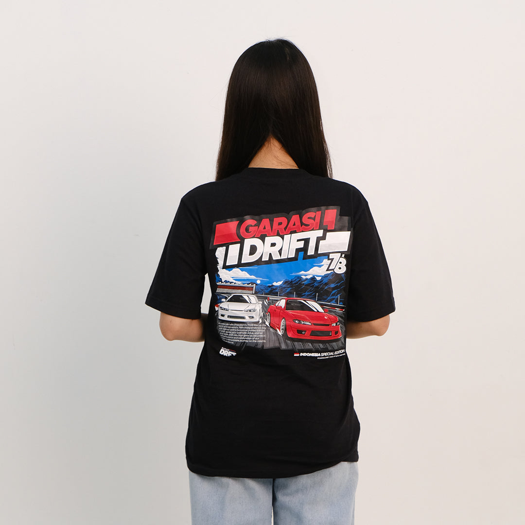 T-Shirt Kemerdekaan 78 Special Edition Black | Garasi Drift Merchandise