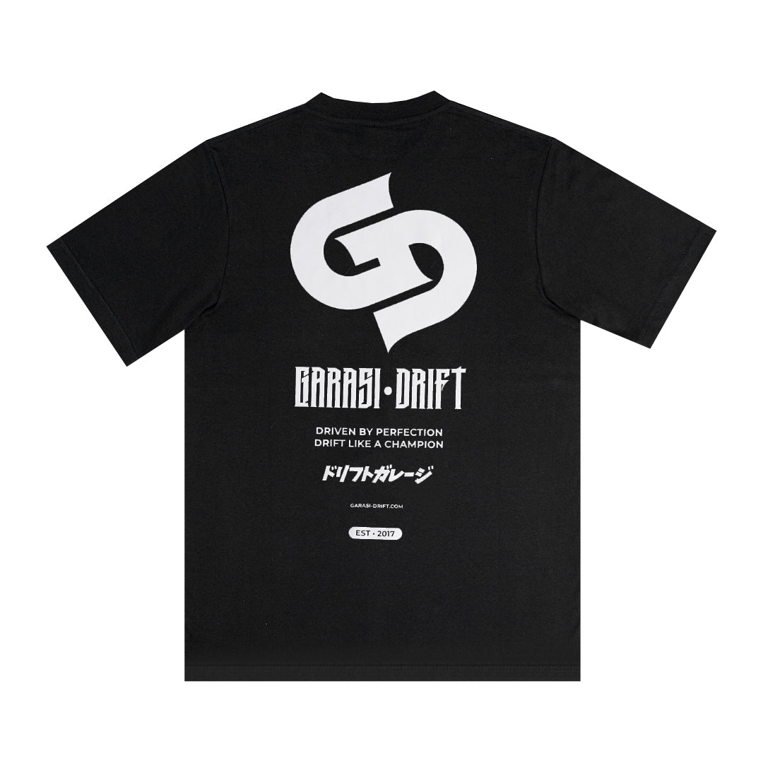 Garasi Drift Basic T-Shirt GD à la mode Black