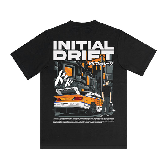 Garasi Drift T-Shirt S15 LBWK Initial Drift Black