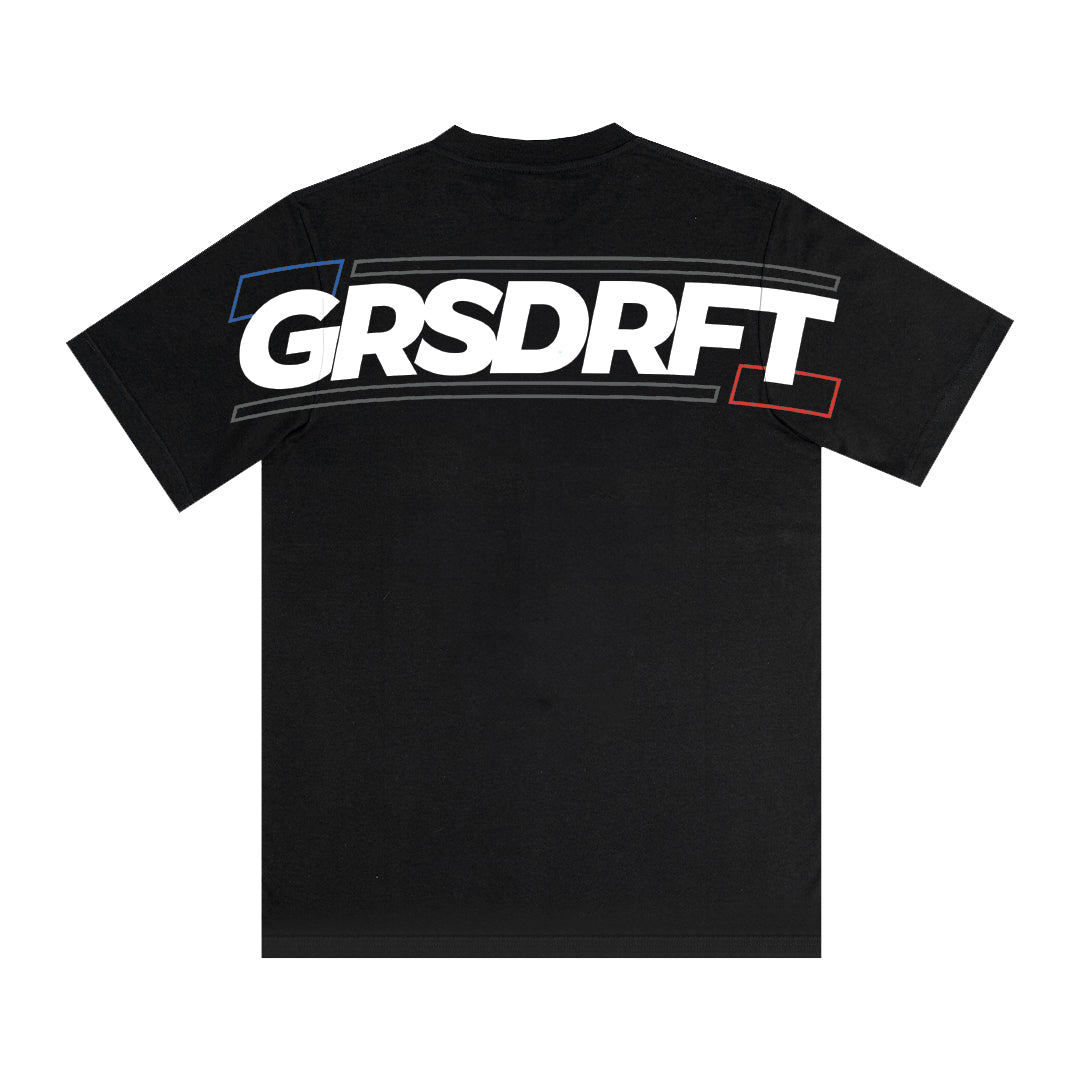 Garasi Drift T-Shirt GRSDRFT Wide Black