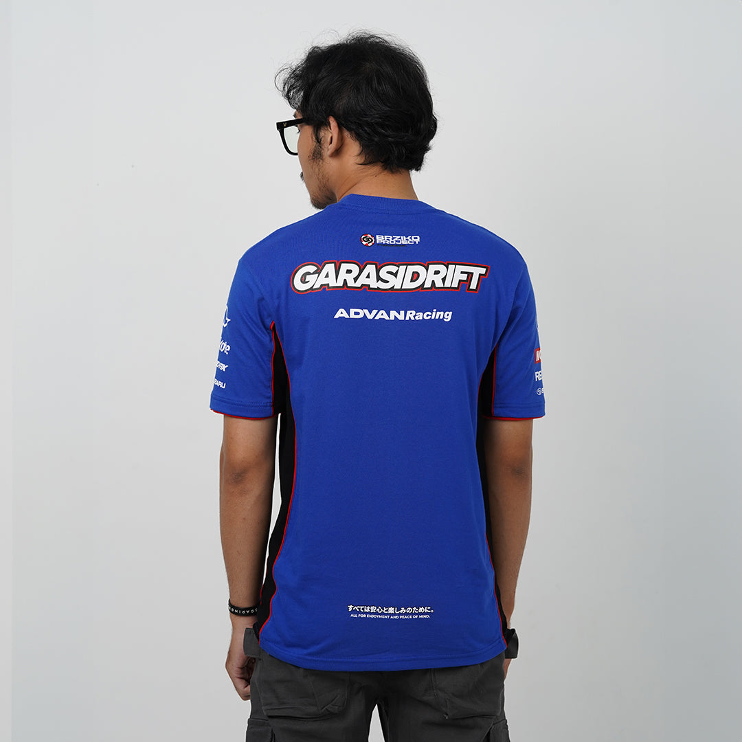 Subaru Garasi Drift Team T-Shirt Blue