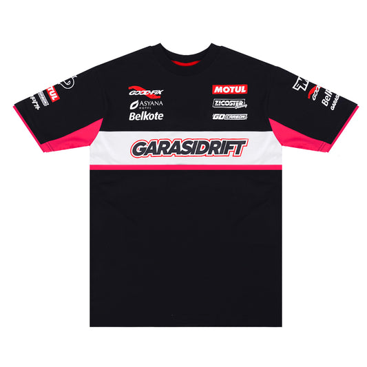 Garasi Drift Racing Team 2024 T-Shirt Black Pink