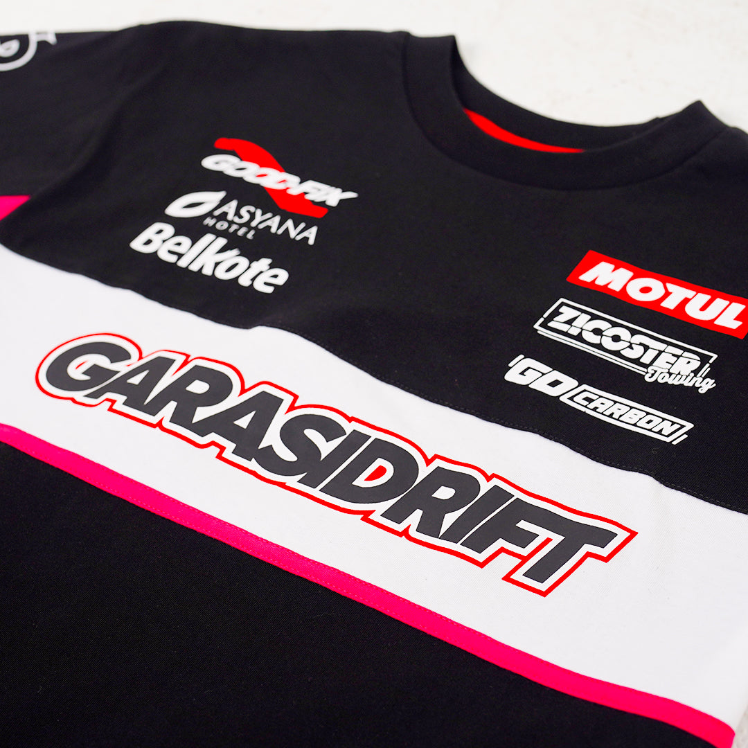 Garasi Drift Racing Team 2024 T-Shirt Black Pink