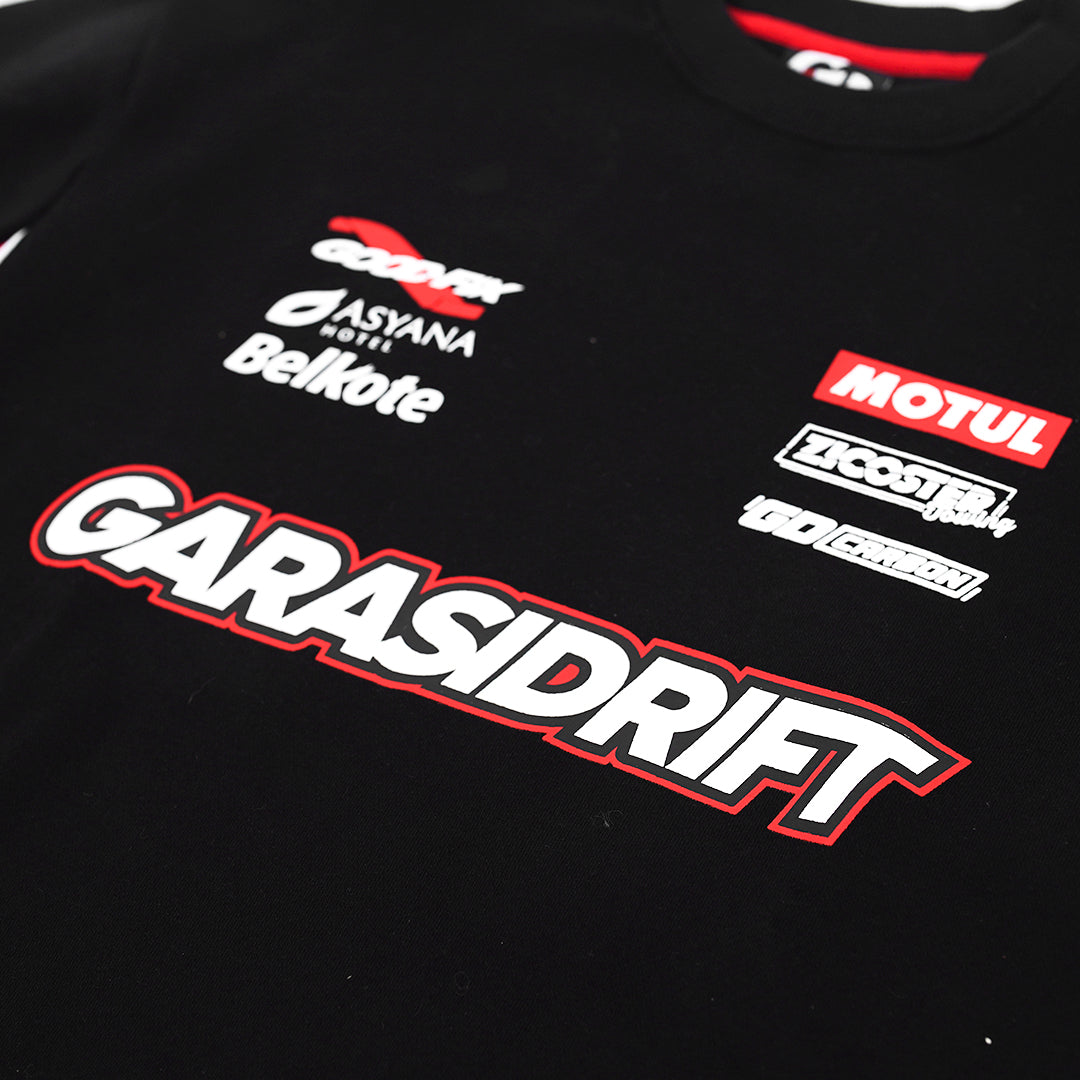 Garasi Drift Racing Team 2024 Crewneck Black Pink