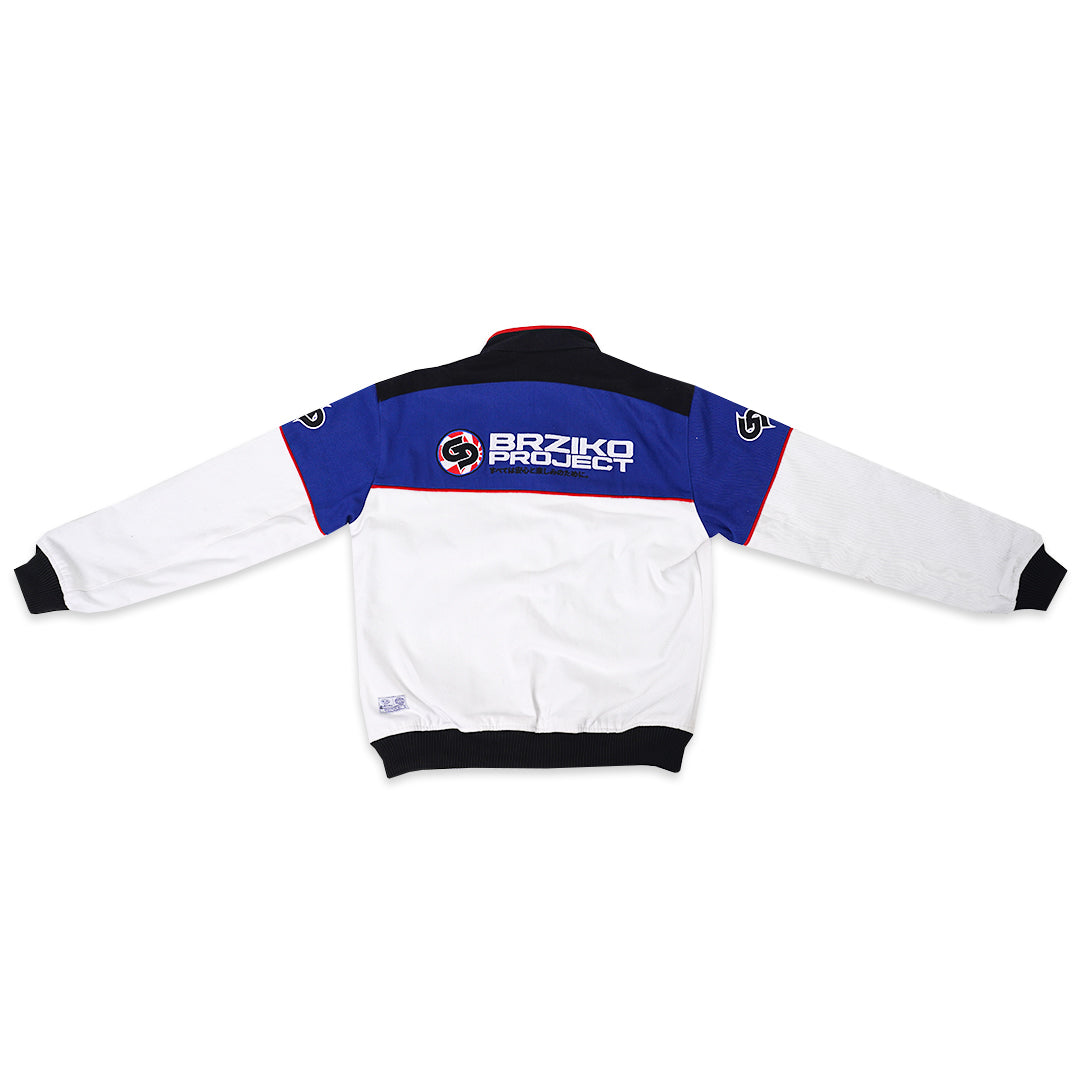 Garasi Drift X Subaru Apex Varsity Jacket Blue