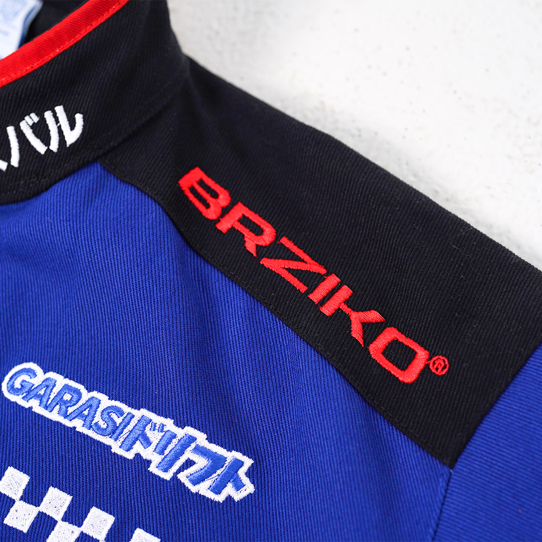 Garasi Drift X Subaru Apex Varsity Jacket Blue