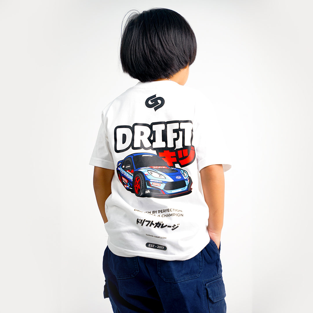 Garasi Drift Kids T-Shirt BRZiko White