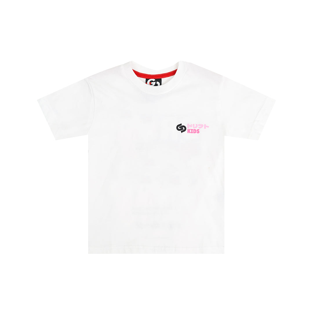 Garasi Drift Kids T-Shirt Drift Pig White