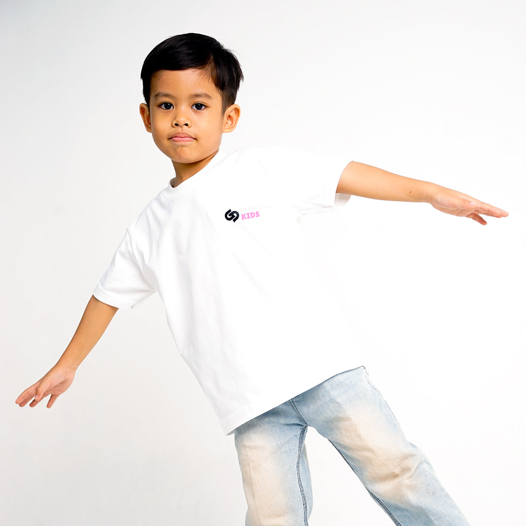 Garasi Drift Kids T-Shirt Drift Pig White