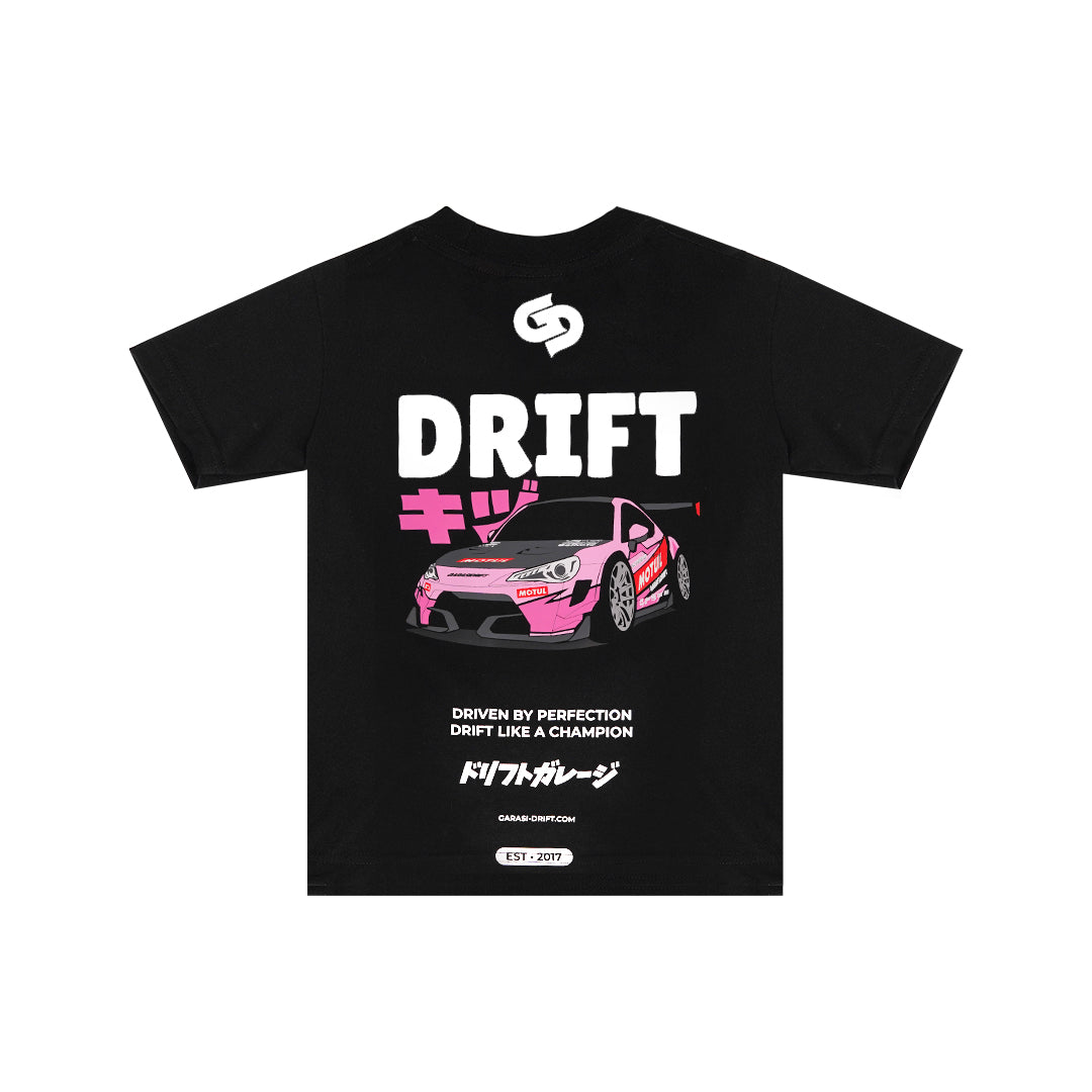 Garasi Drift Kids T-Shirt Drift Pig Black