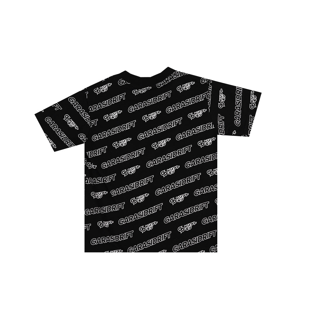 Garasi Drift Kids T-Shirt GD Pattern Black