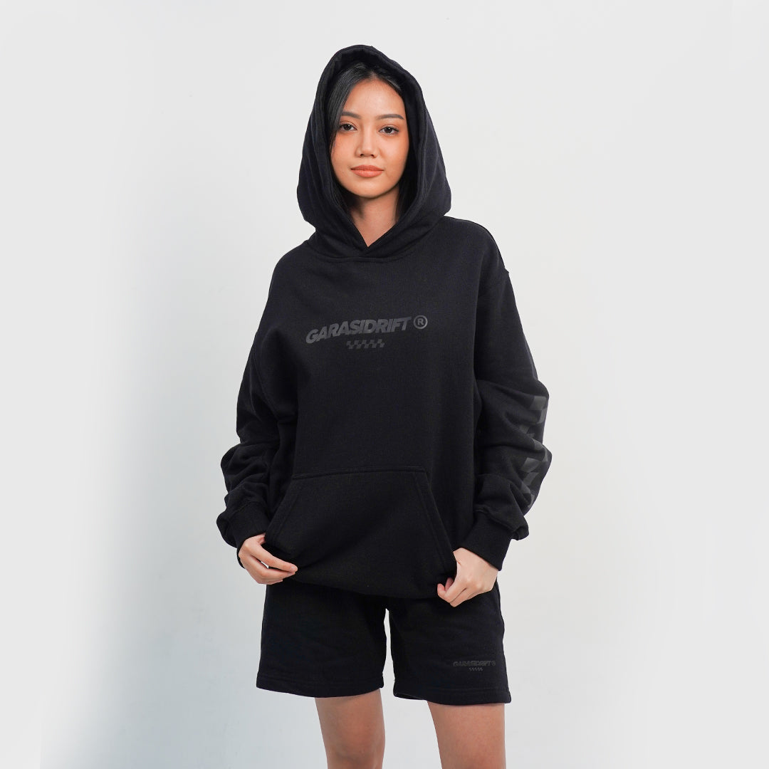 Garasi Drift Essential Hoodie Black