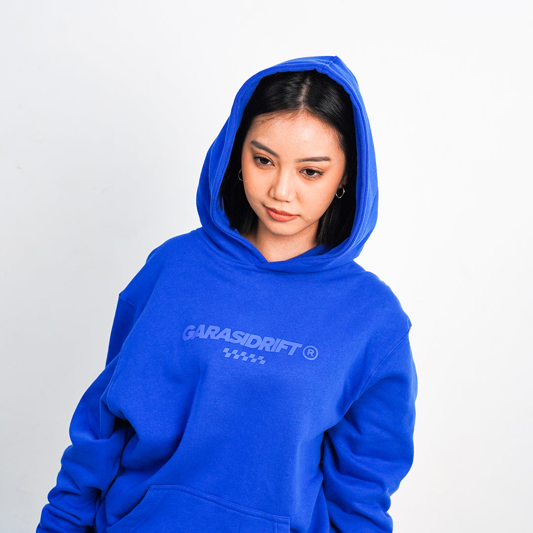 Garasi Drift Essential Hoodie Curated Blue