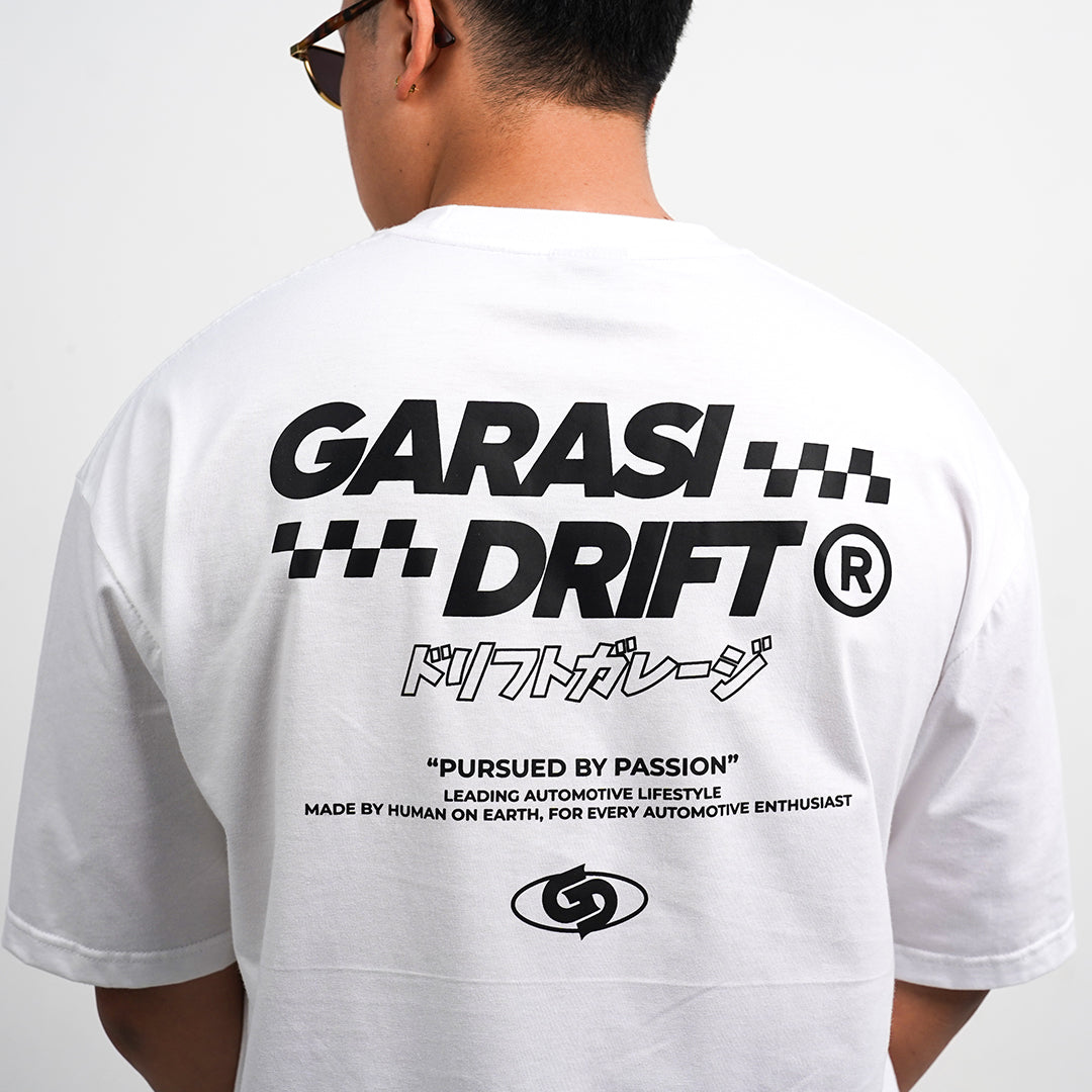 Garasi Drift Essential T-Shirt PBP White