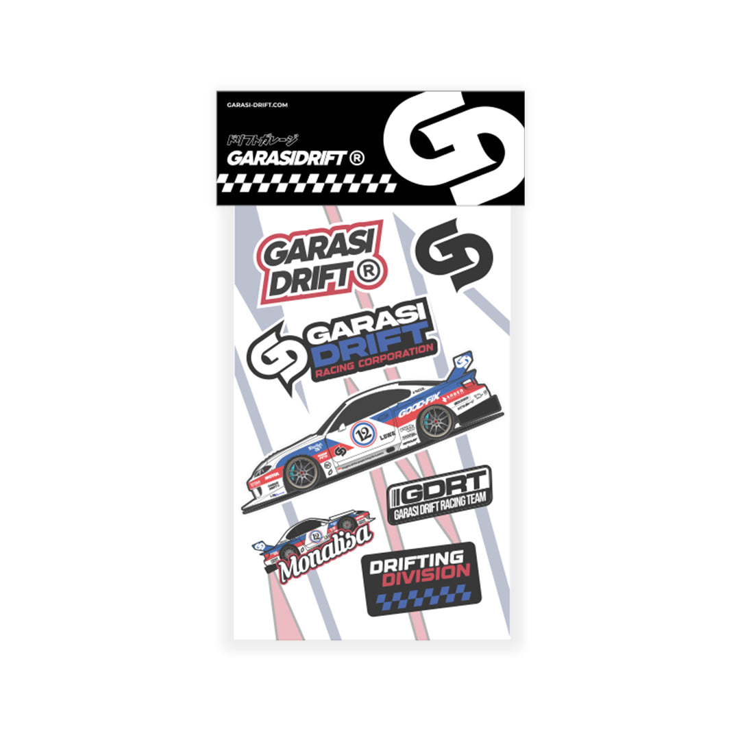 Garasi Drift Sticker Package Monalisa Tricolor